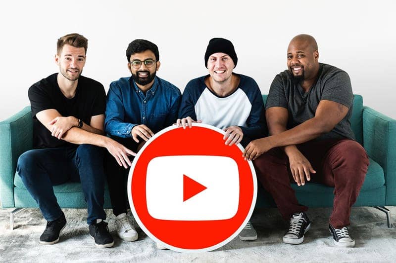 Contabilidade para youtubers homens logo youtube